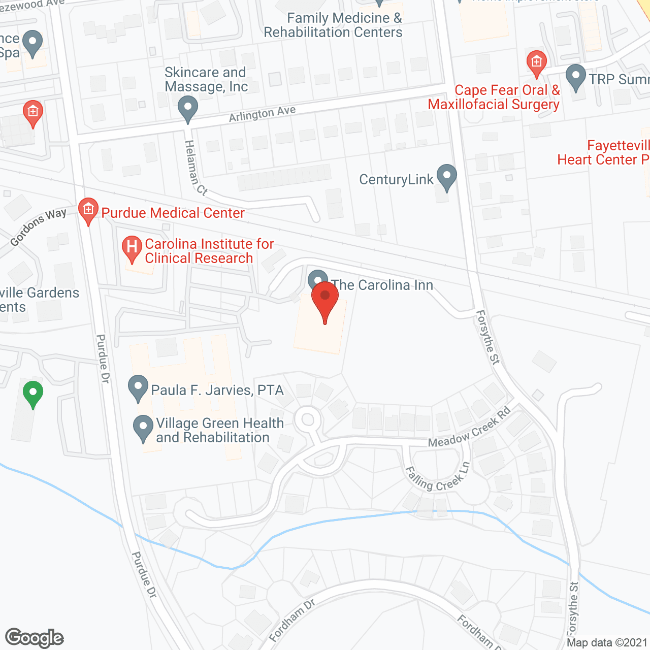 The Carolina Inn in google map