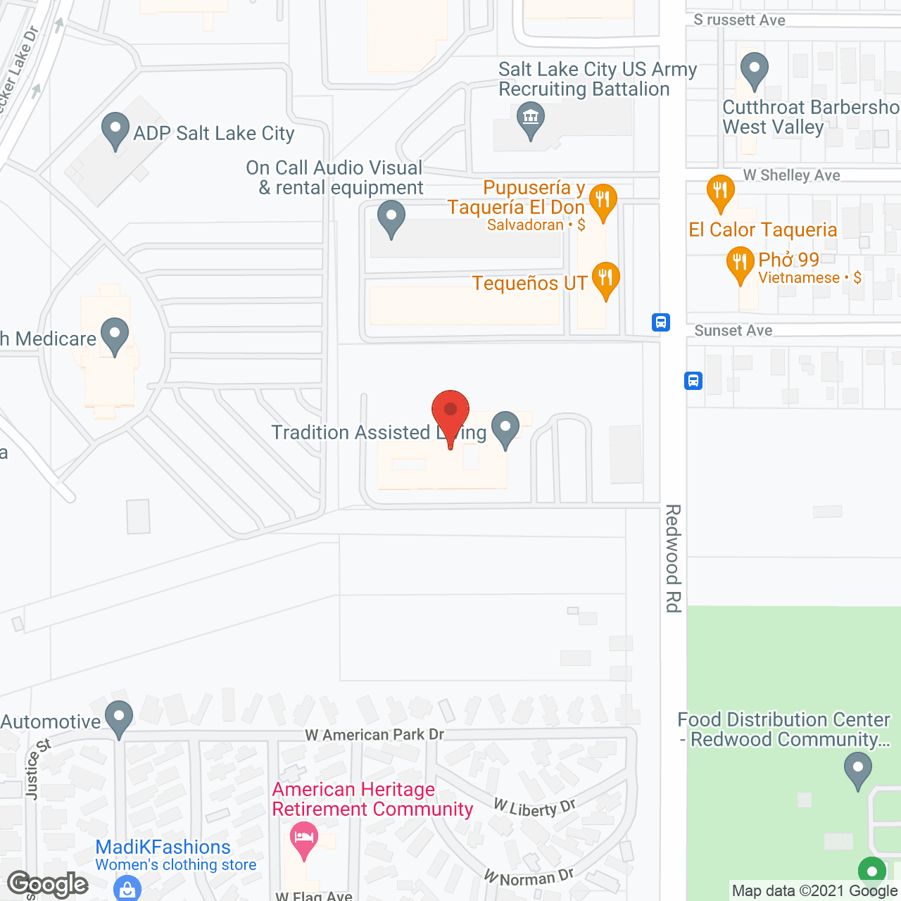 Tradition Assisted Living in google map