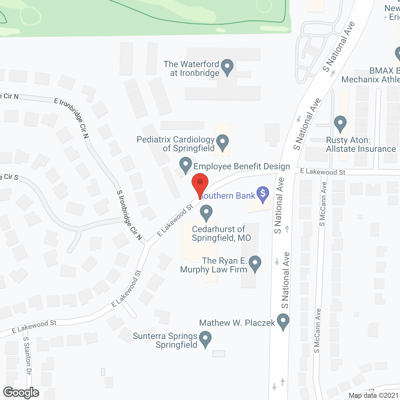 Cedarhurst of Springfield in google map