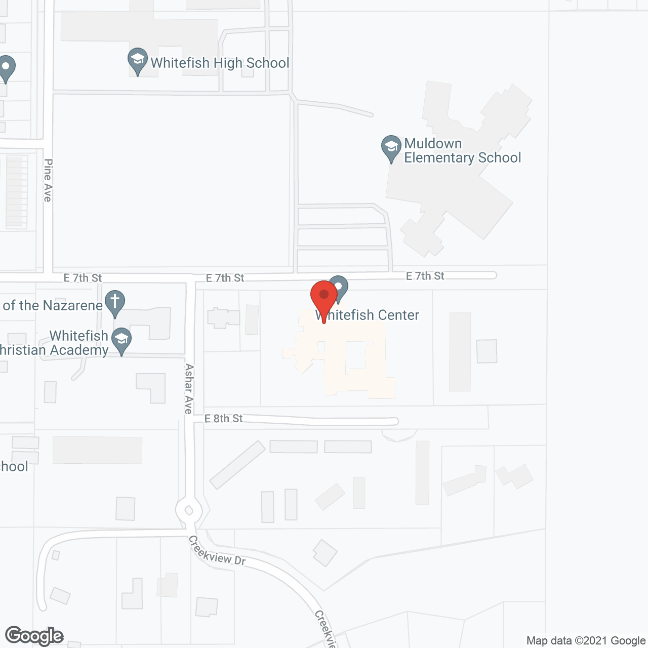 Whitefish Care and Rehabilitation Center in google map