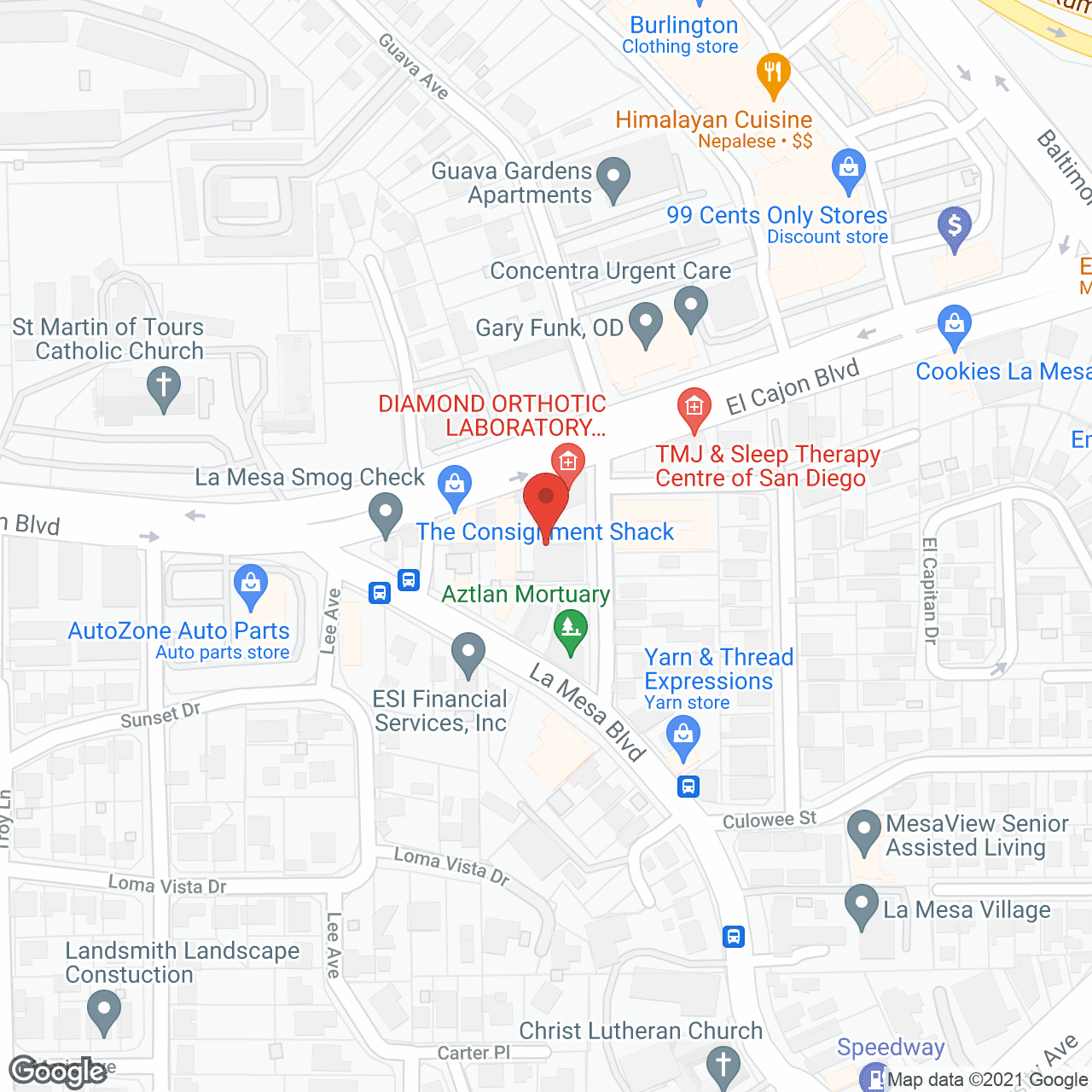 Senior Helpers - San Diego & East/North Count in google map