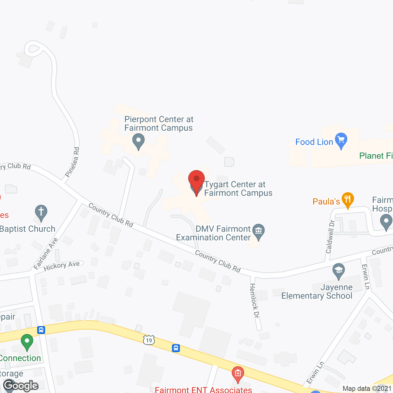 Pierpont Center in google map