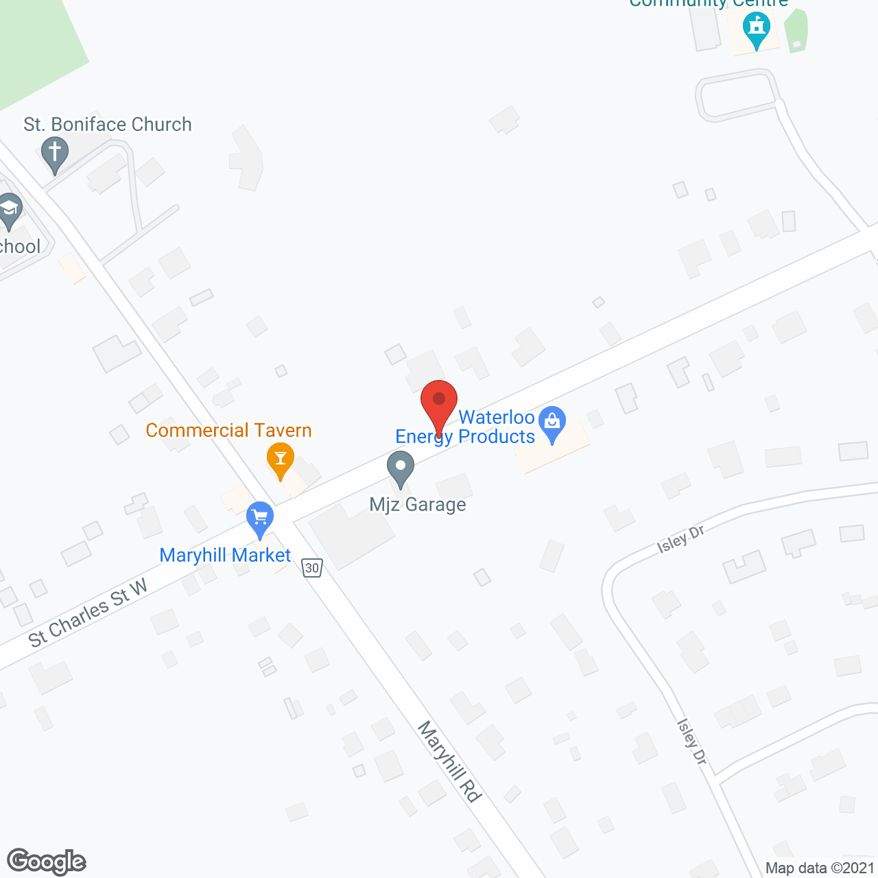 Hillside Residence in google map