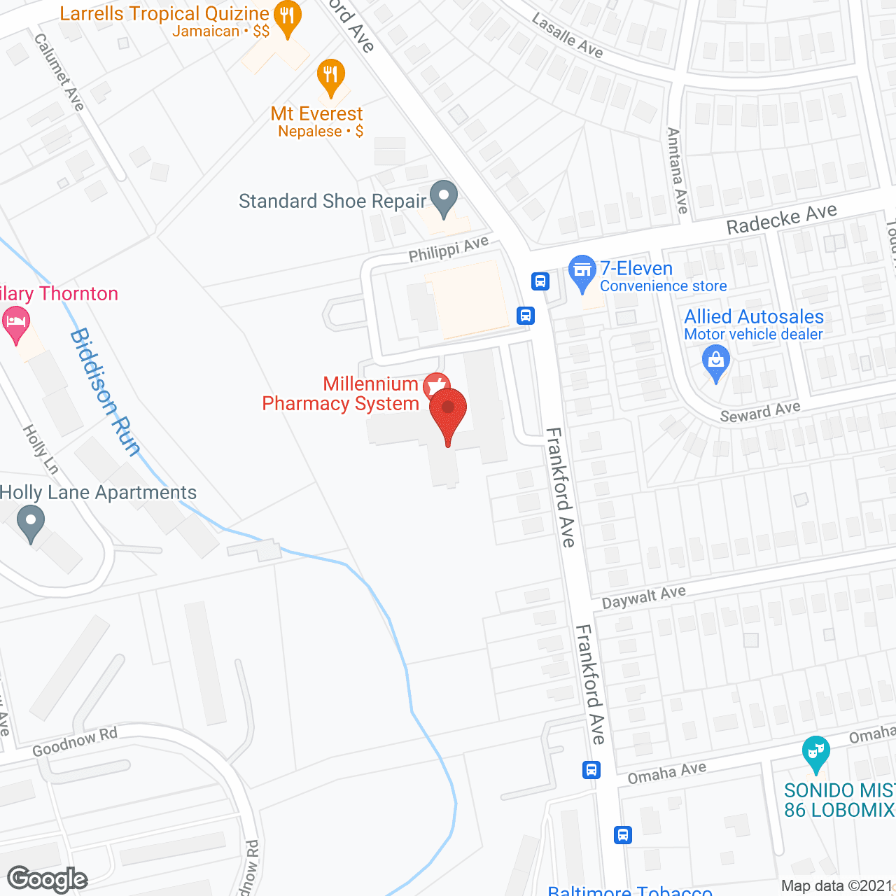 Frankford Nursing & Rehab Center in google map