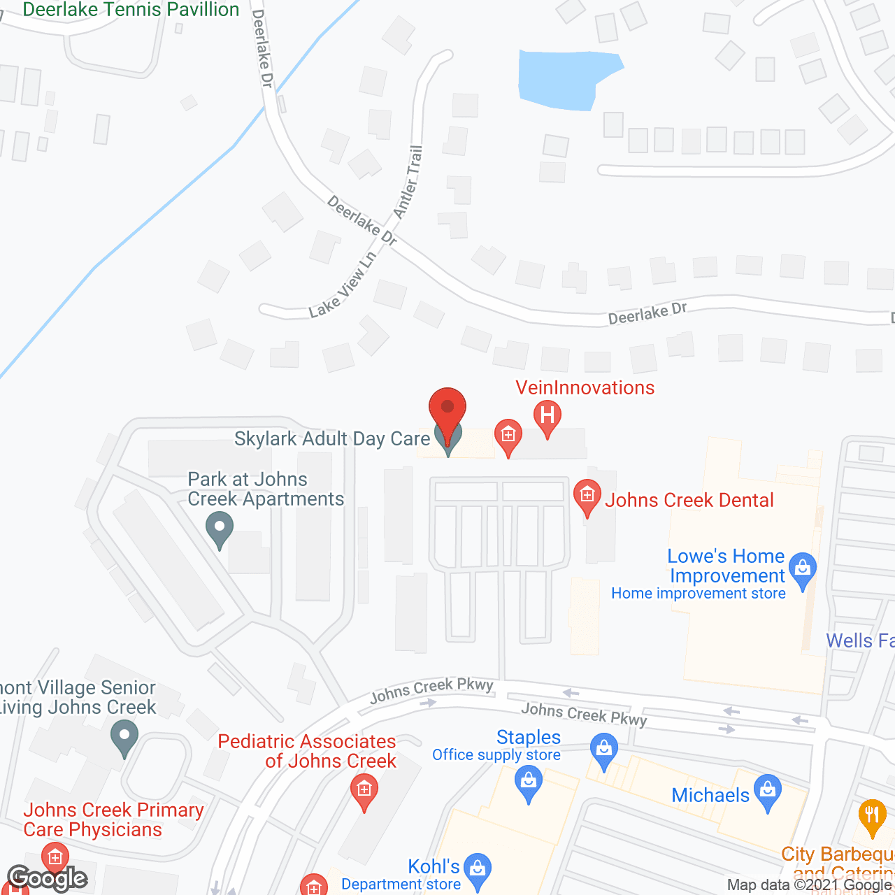 Skylark Adult Day Care of Johns Creek in google map