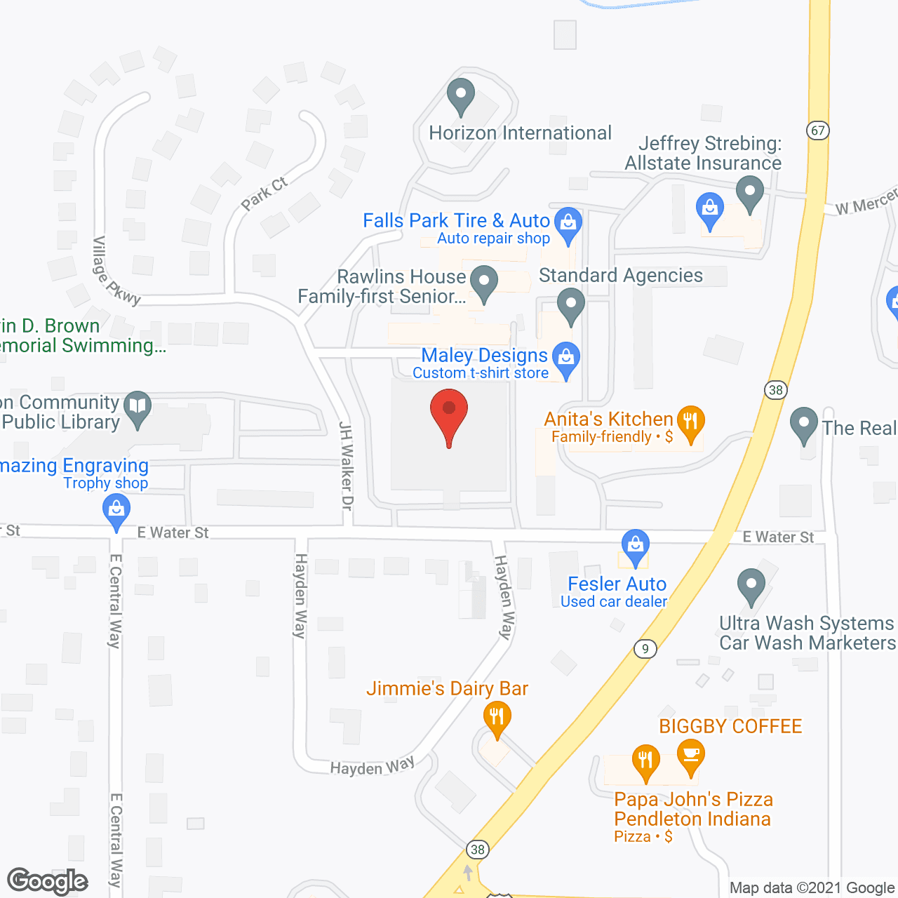 Fall Creek Retirement Village (AR) in google map