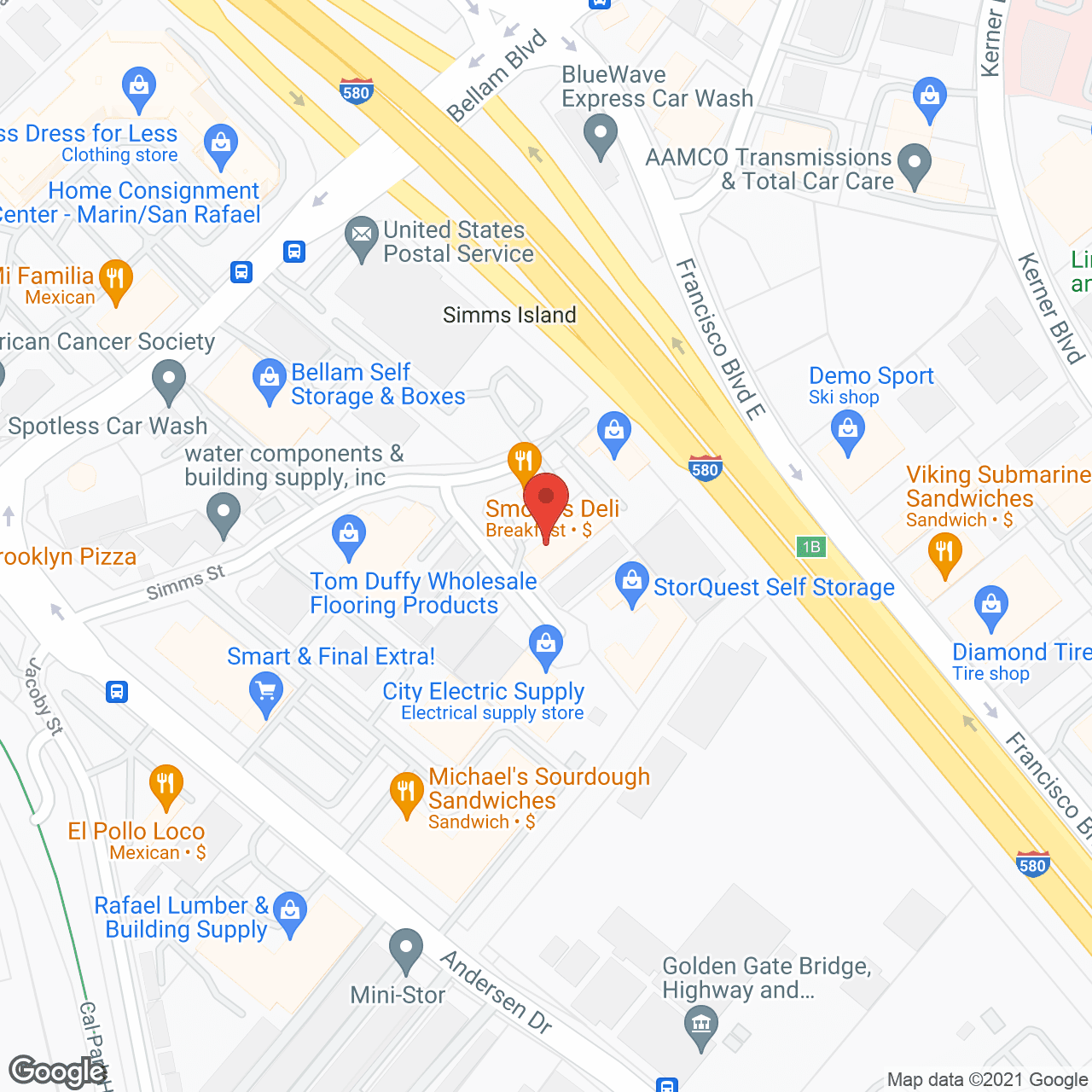 Home Helpers Home Care of San Rafael, CA in google map