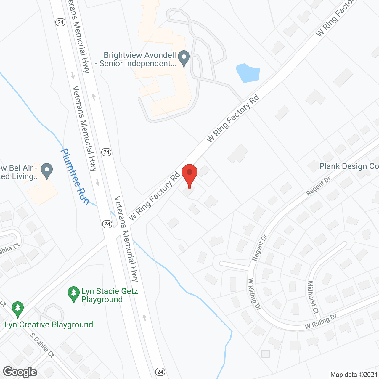 Crystal Care Manor in google map