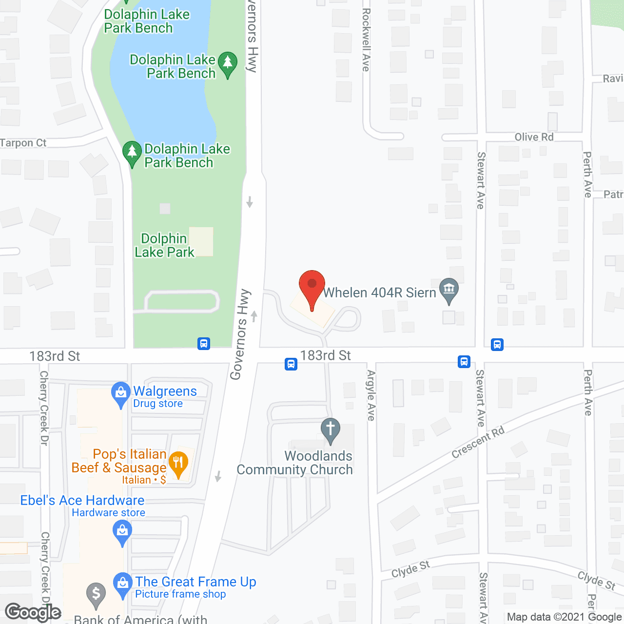 Ingalls Hospice in google map