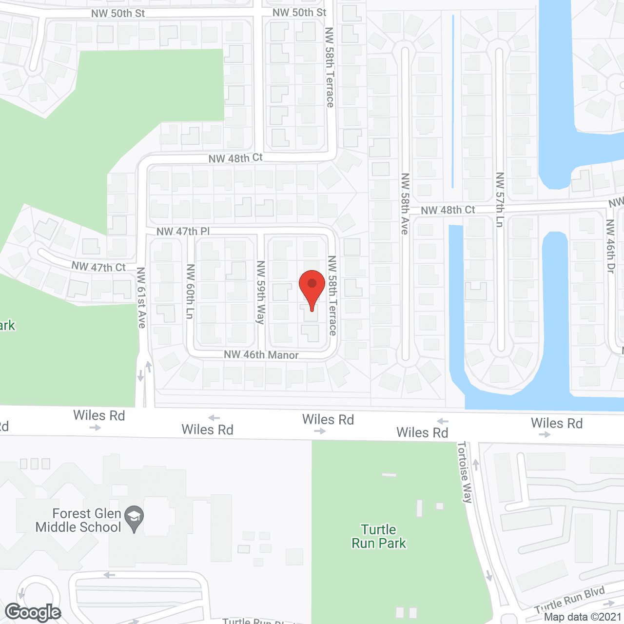 Portland Assisted Living Facility in google map