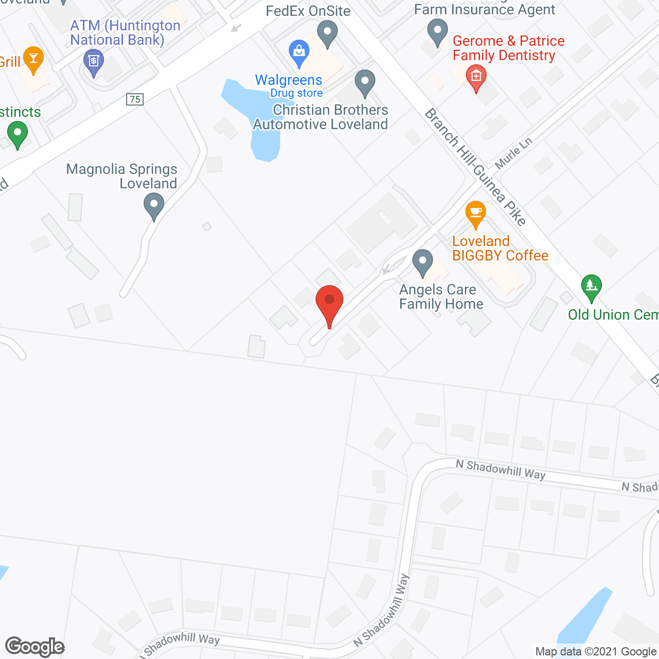 Optimized Senior Living Loveland in google map