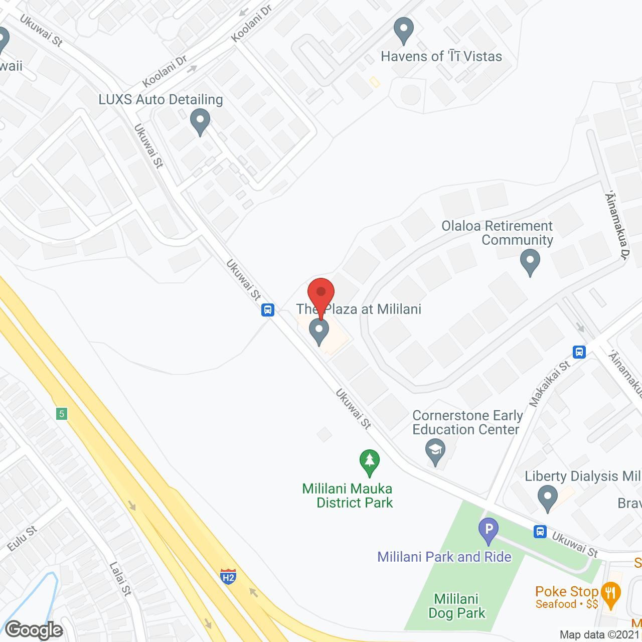 The Plaza at Mililani in google map