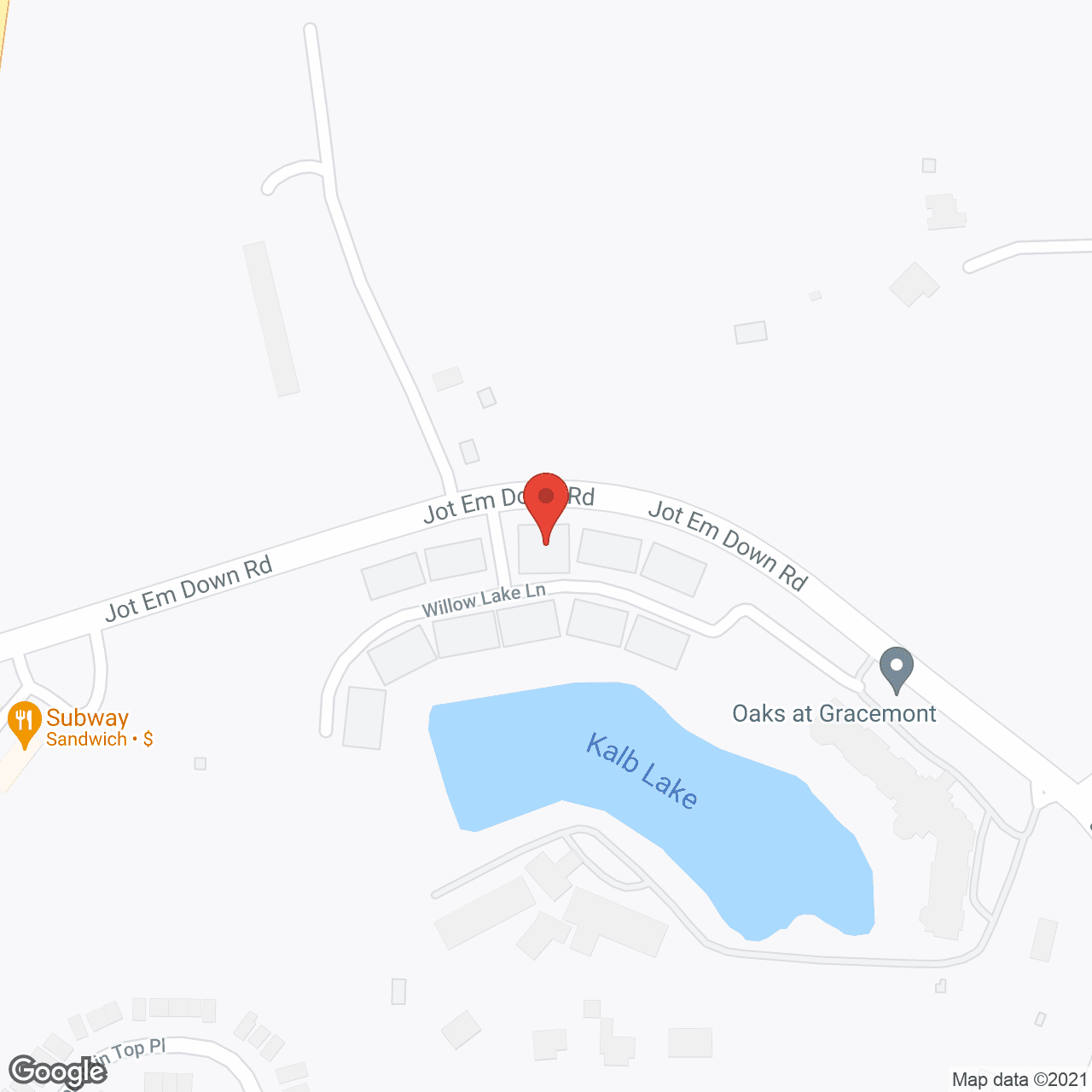 The Villas at Willow Lake in google map