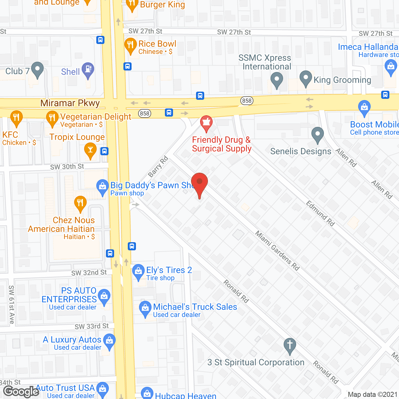 Reina's Home Care Corp in google map