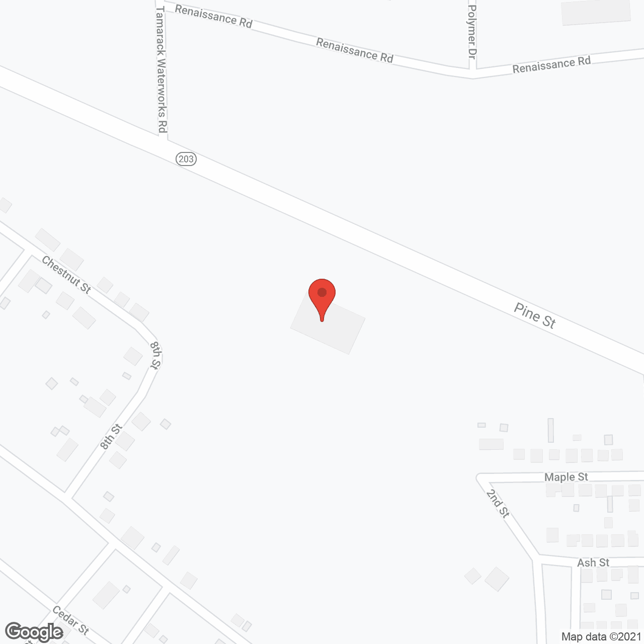 Northridge Pines in google map