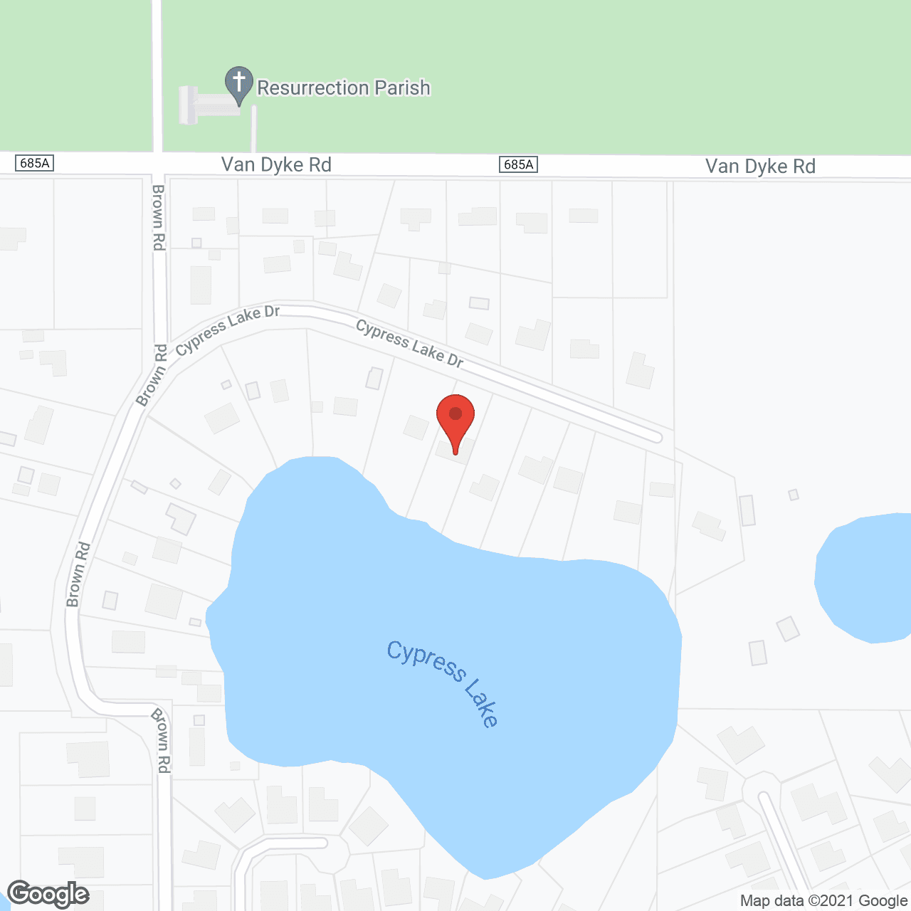 Home Space Assisted Living on Cypress Lake in google map