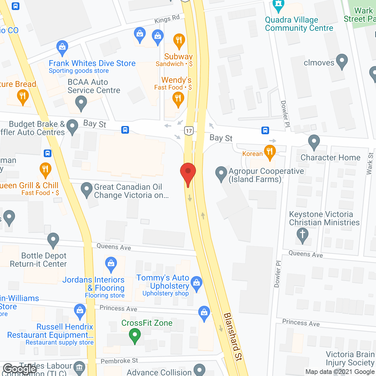 Wellesley in google map