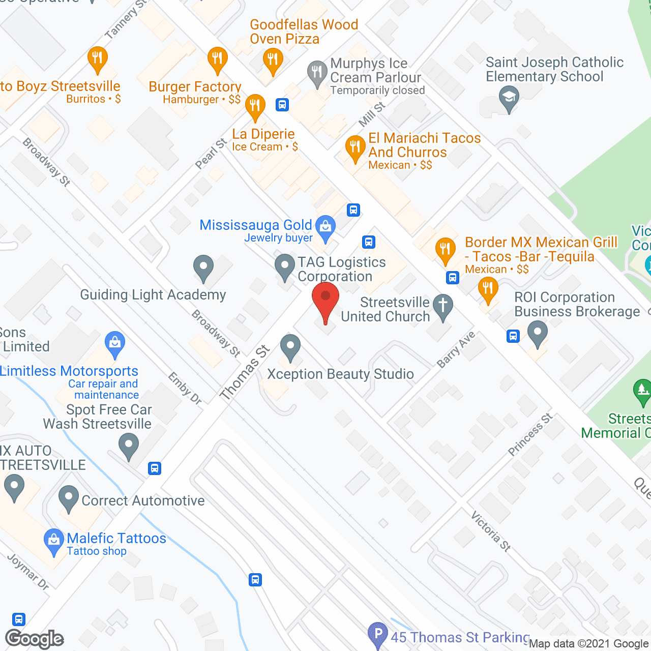 Streetsville Retirement Home in google map