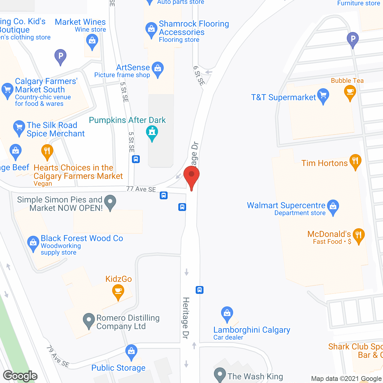 Southwood Care Ctr in google map