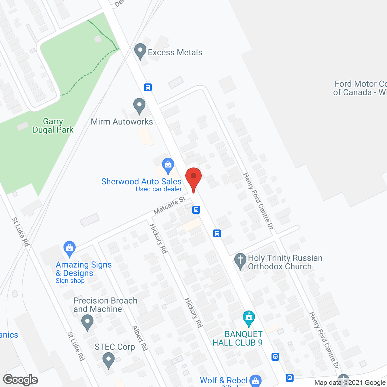 Maisonville Court in google map