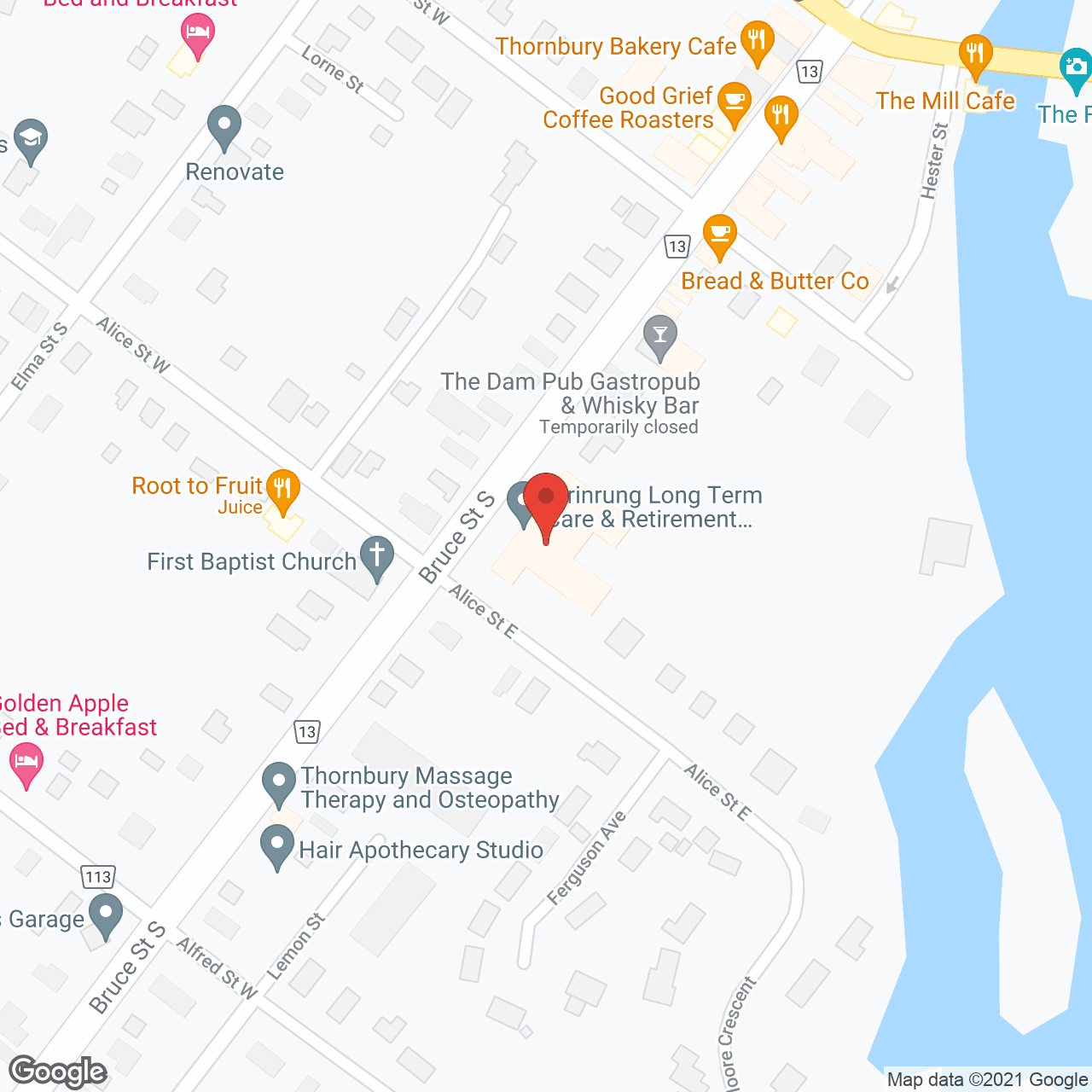 Errinrung Retirement Home in google map