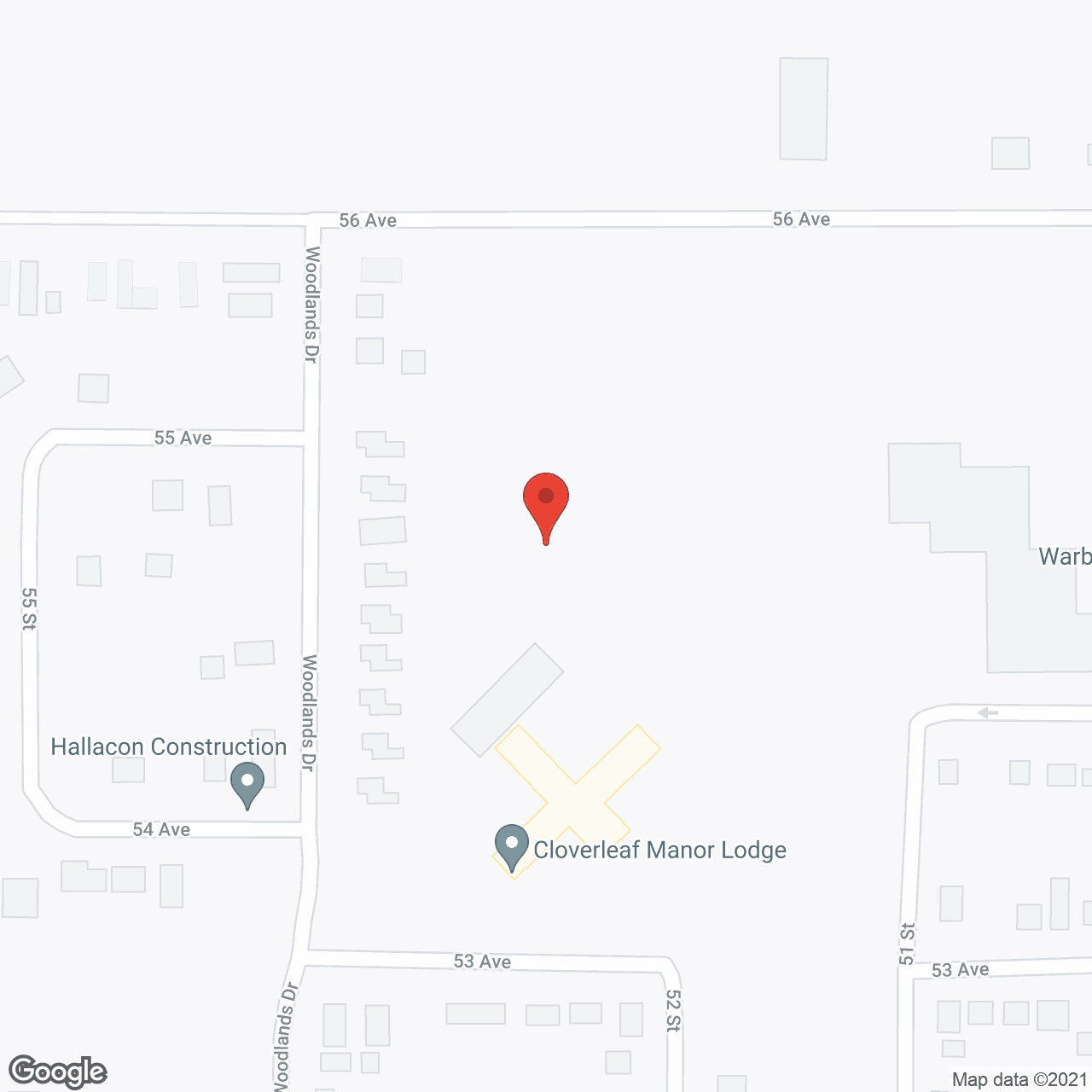 Cloverleaf Manor in google map