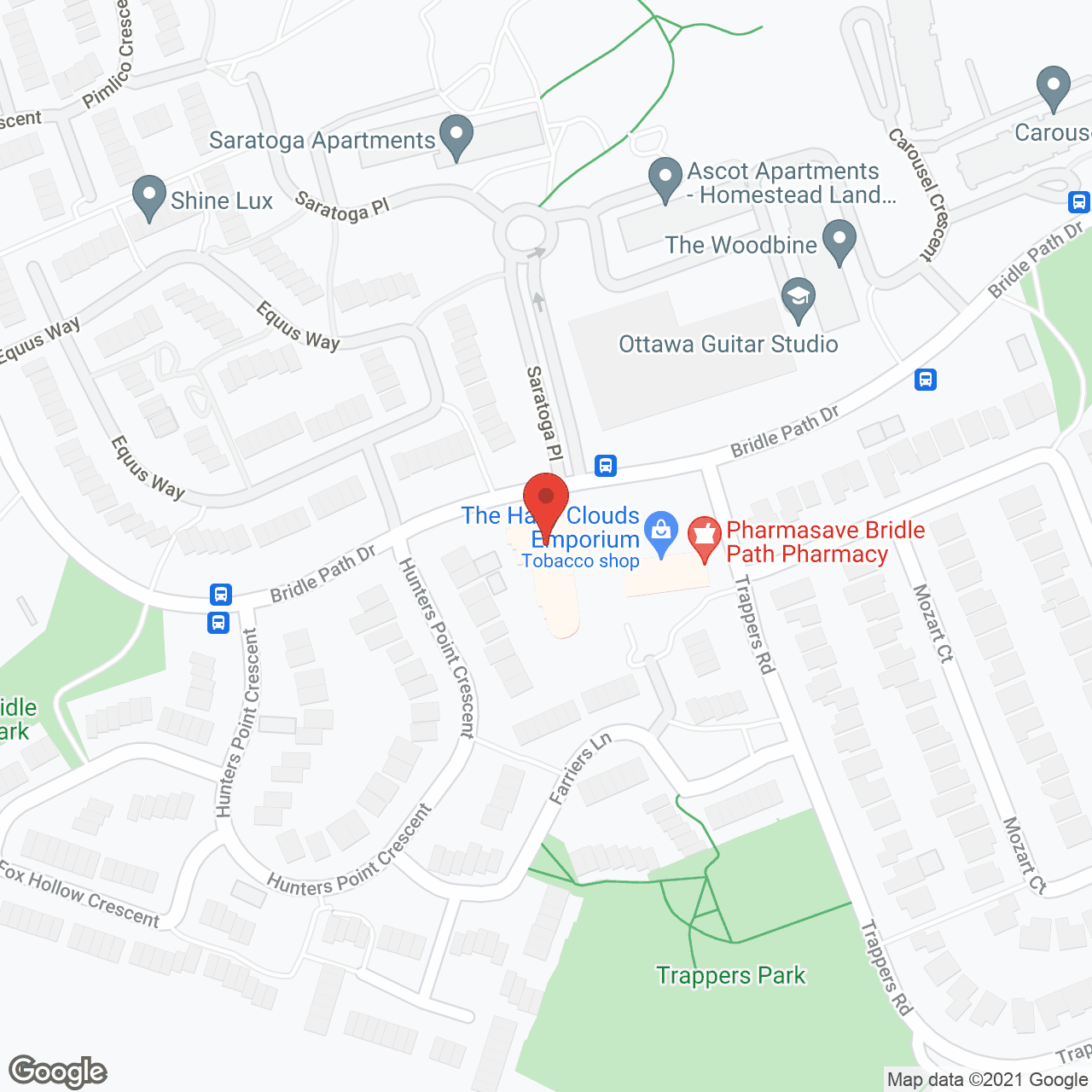 Bridlewood Retirement Home in google map