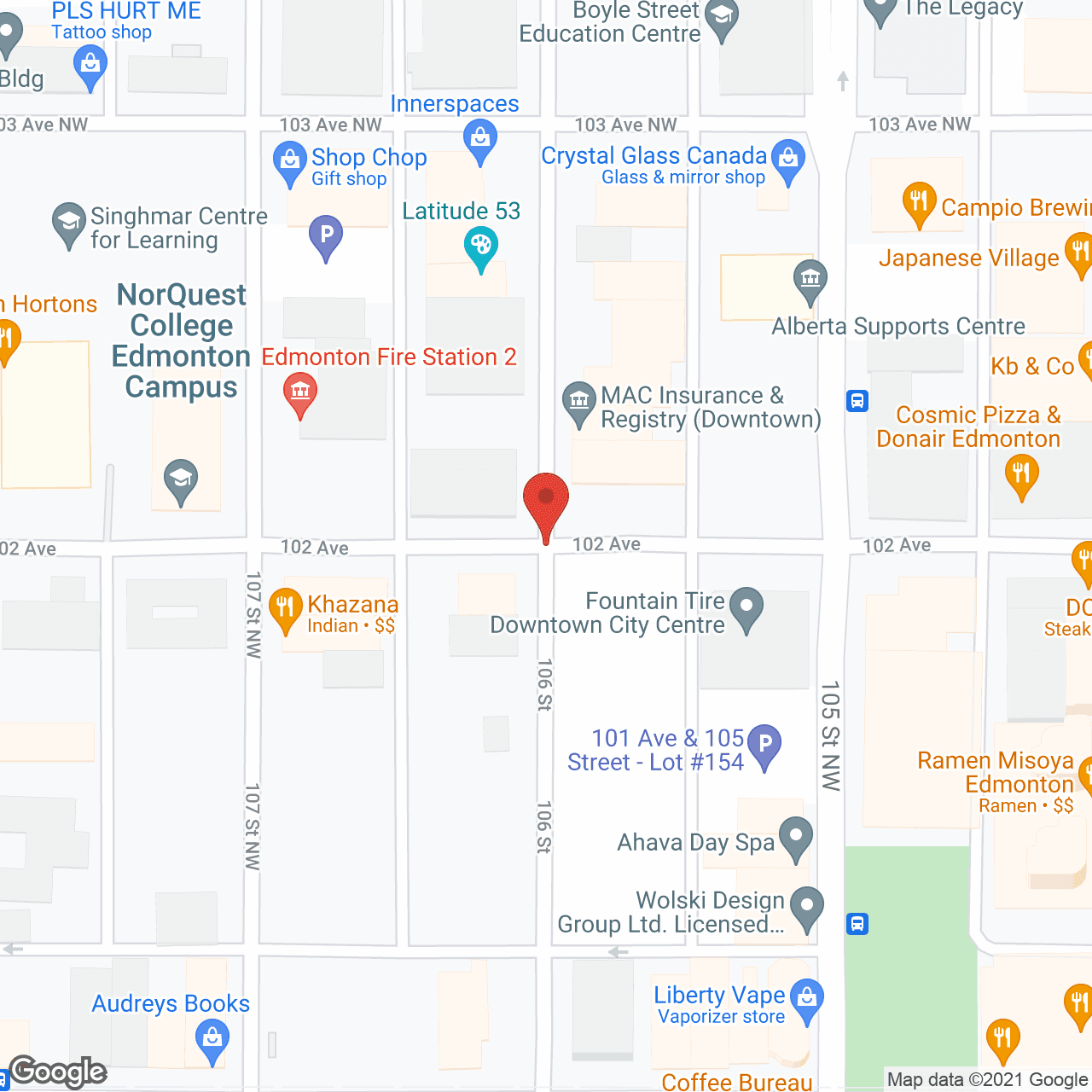 Alberta Life Care Housing in google map