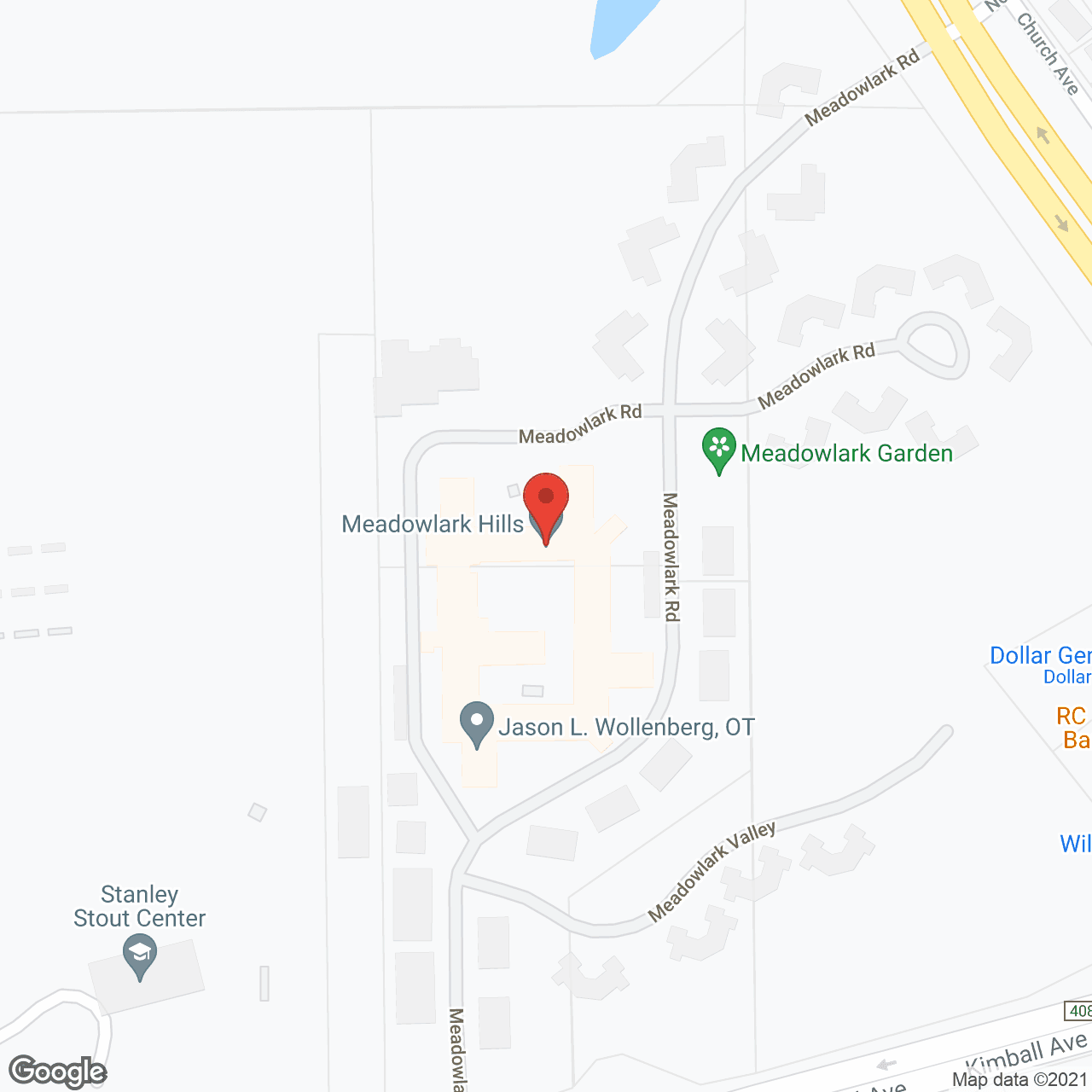 Meadowlark Hills in google map