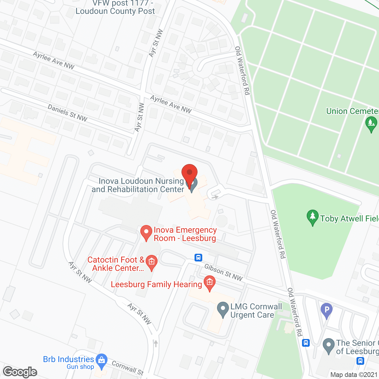 Inova Loudoun Nursing And Rehabilitation Center in google map