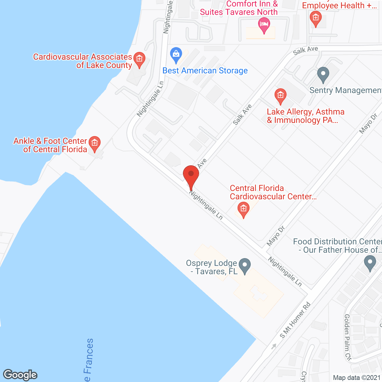 Osprey Lodge in google map
