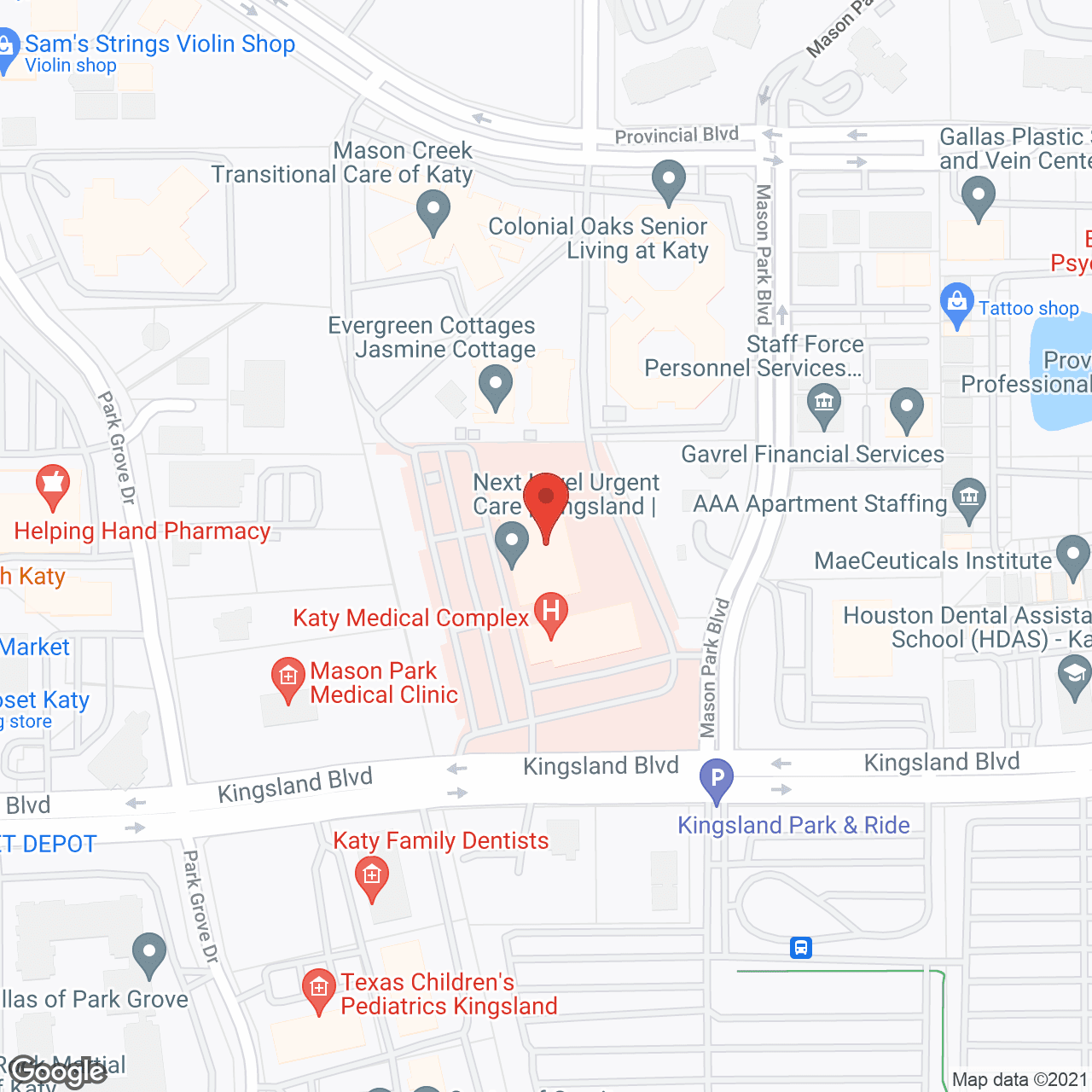 Memorial Hermann Rehabilitation Hospital - Katy in google map