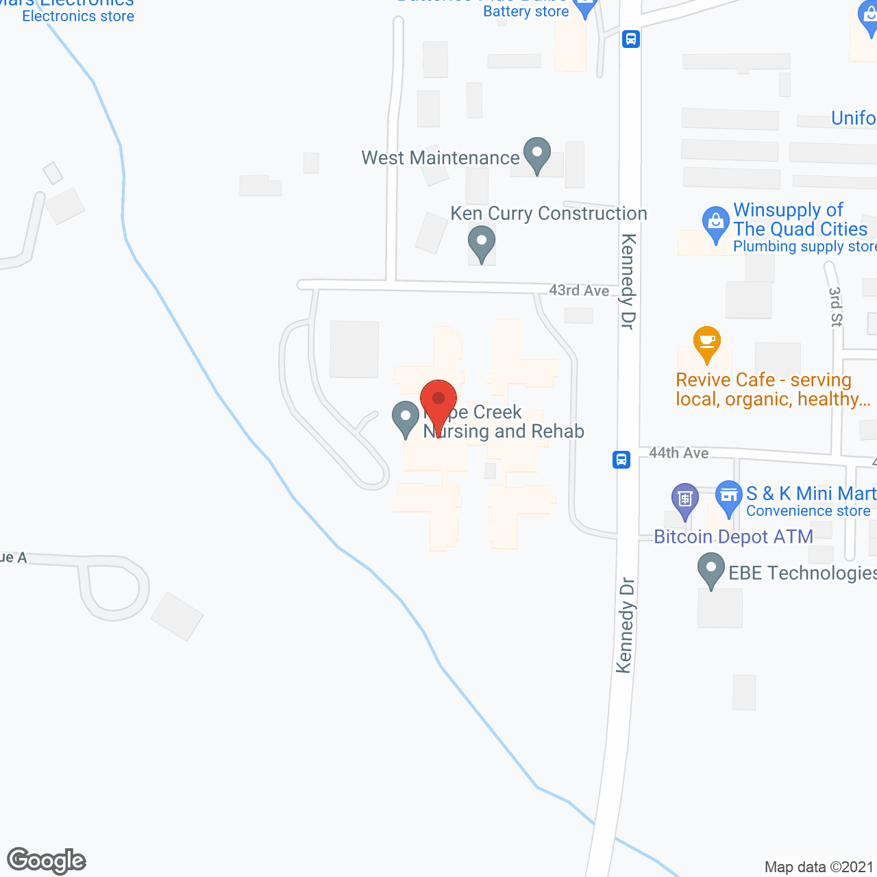 Hope Creek Care Center in google map
