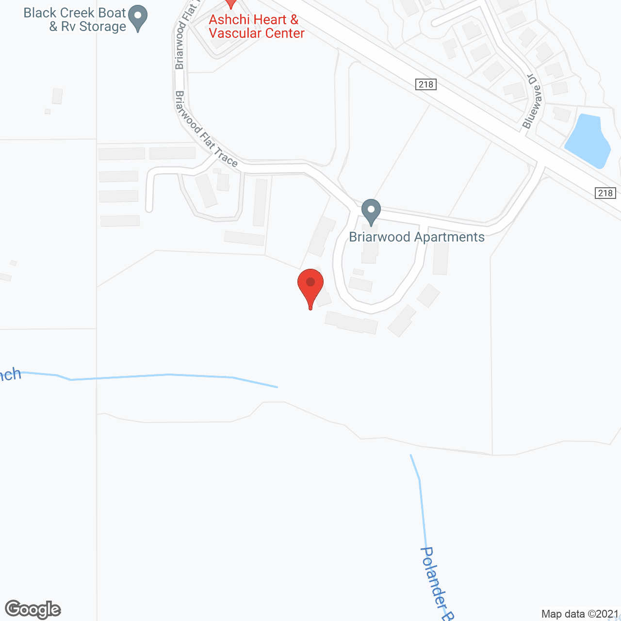 Briarwood Apartments in google map