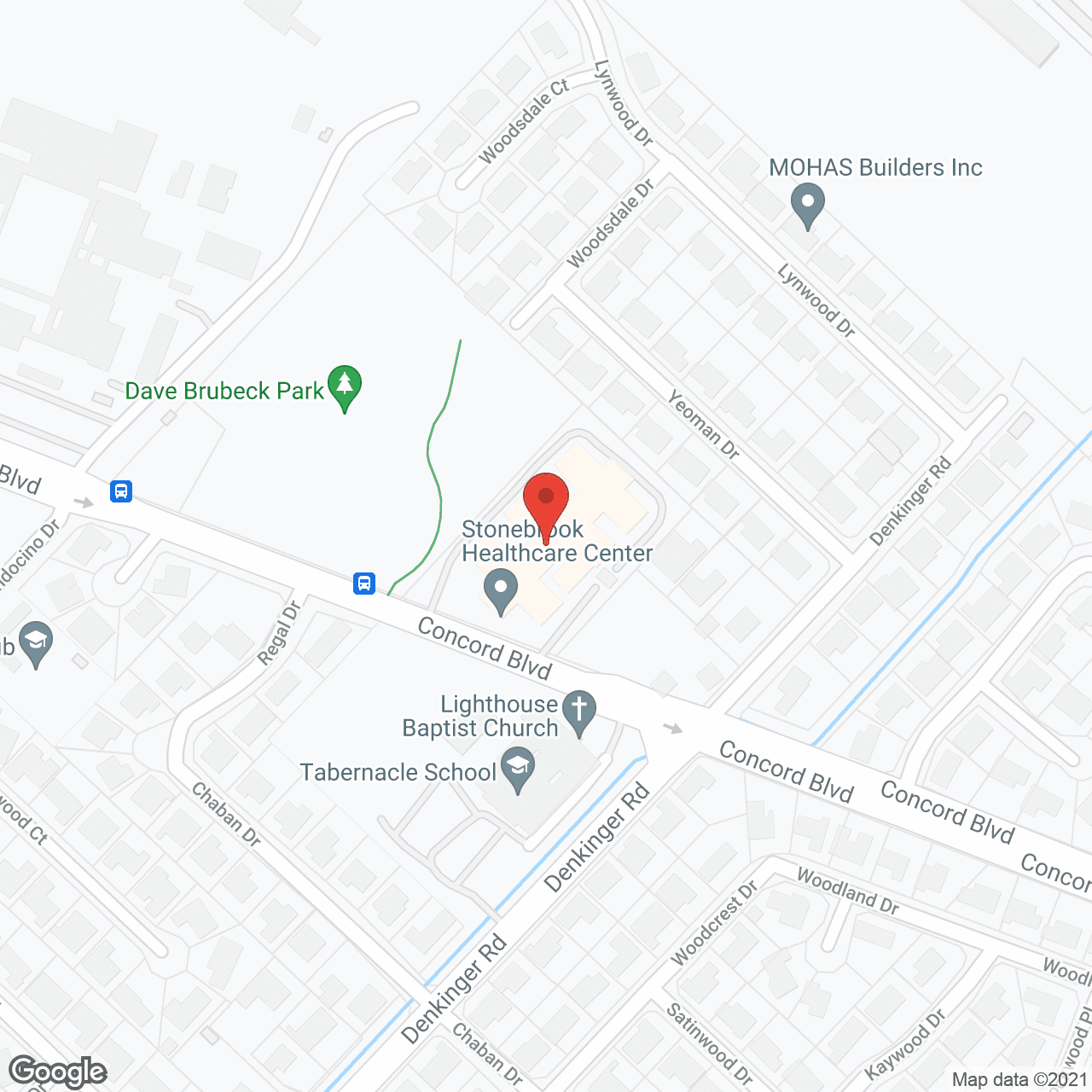Stonebrook Healthcare Center in google map