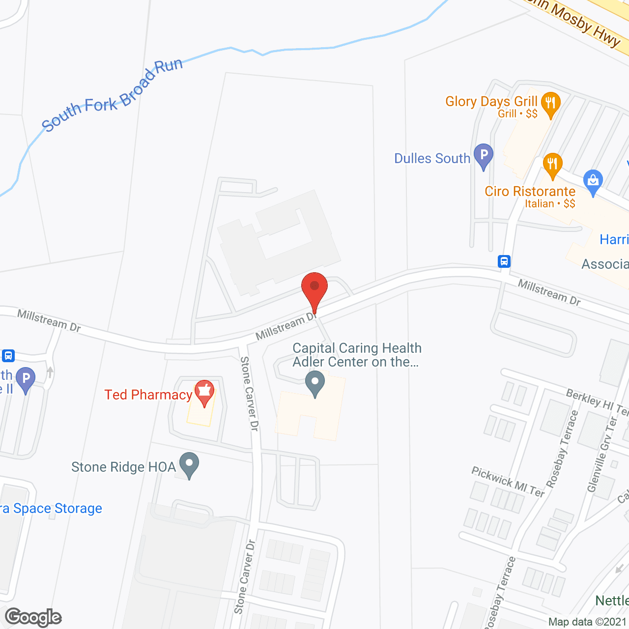 Healthsouth Rehabilitation Hospital in google map