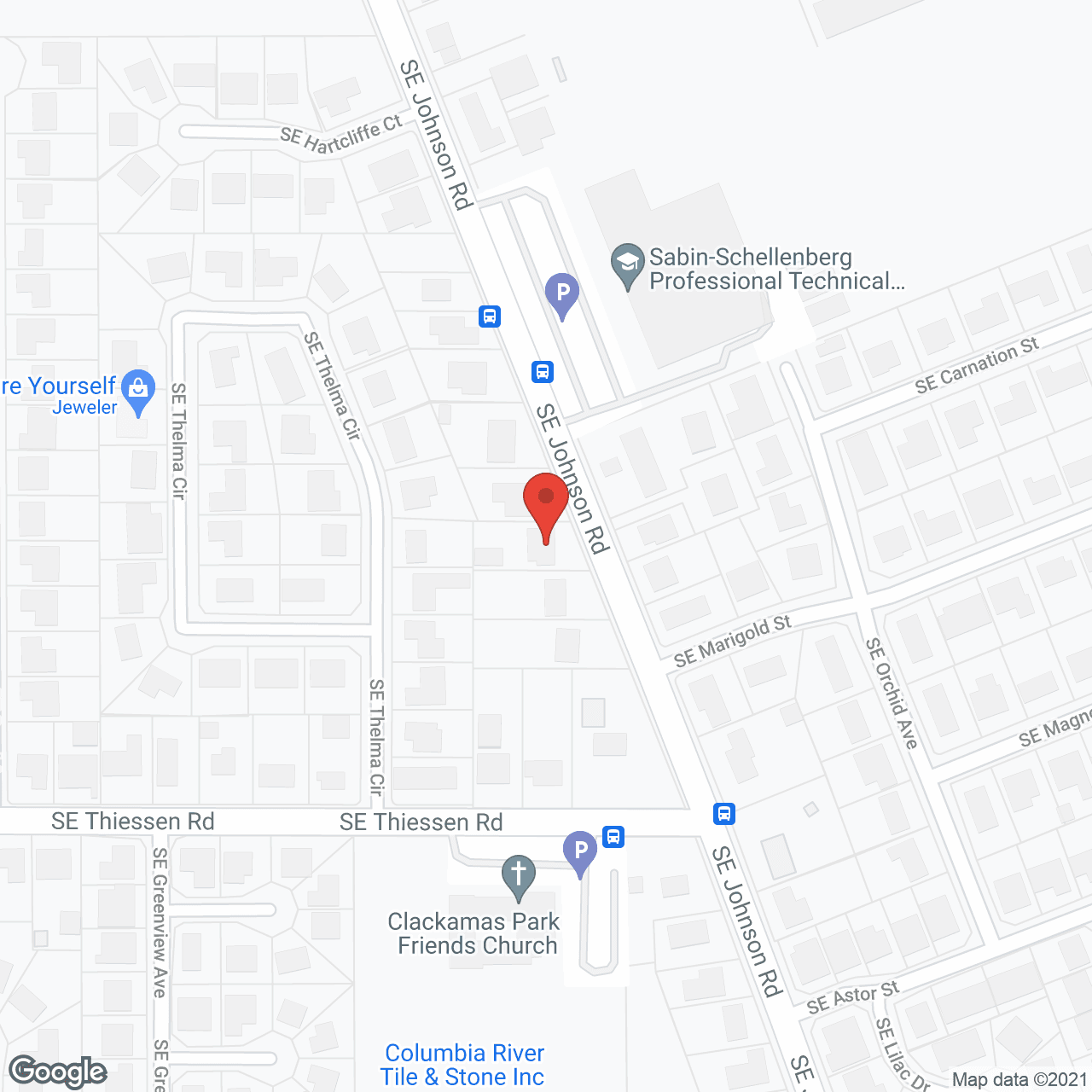 Martinez Adult Foster Care Home in google map