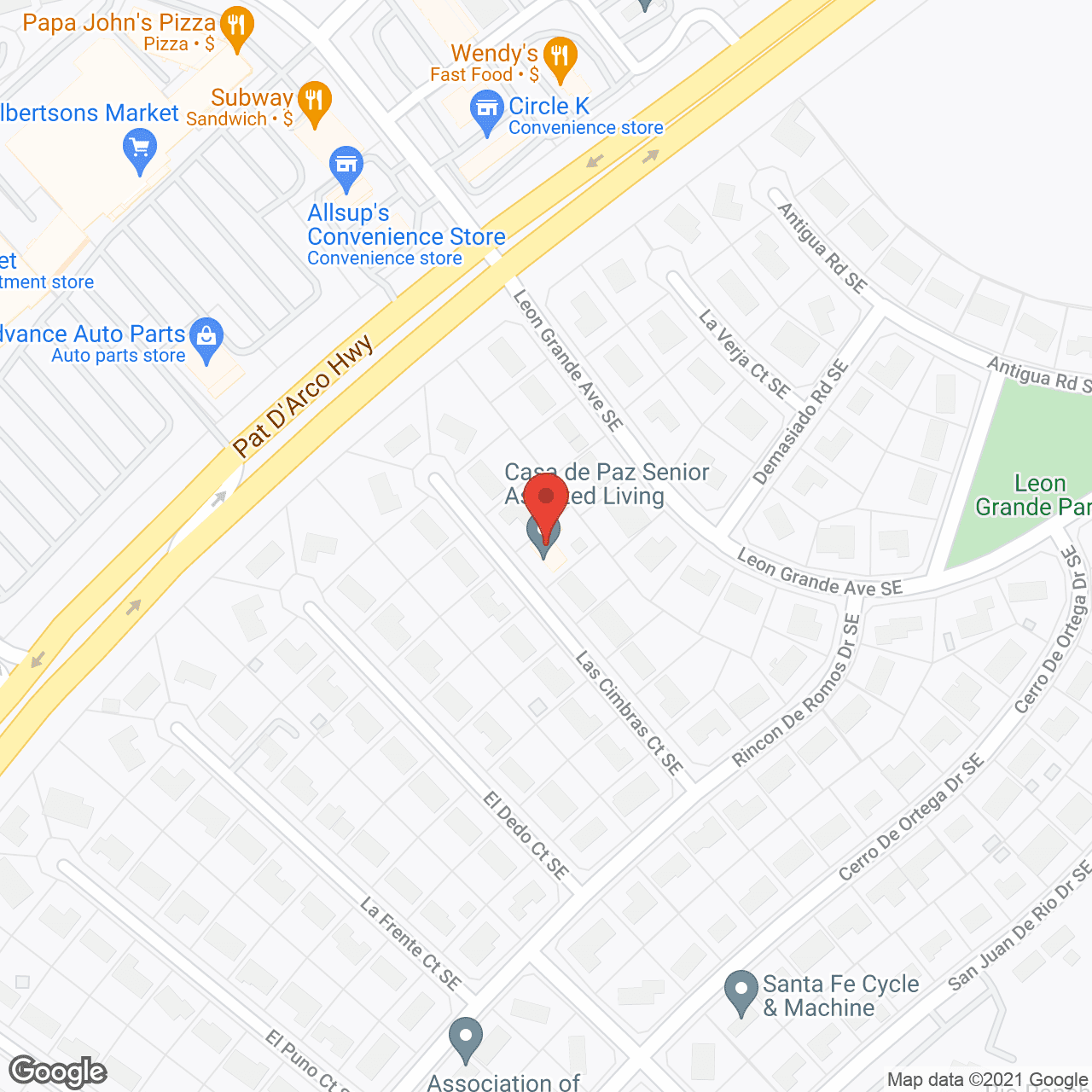 Casa De Paz in google map