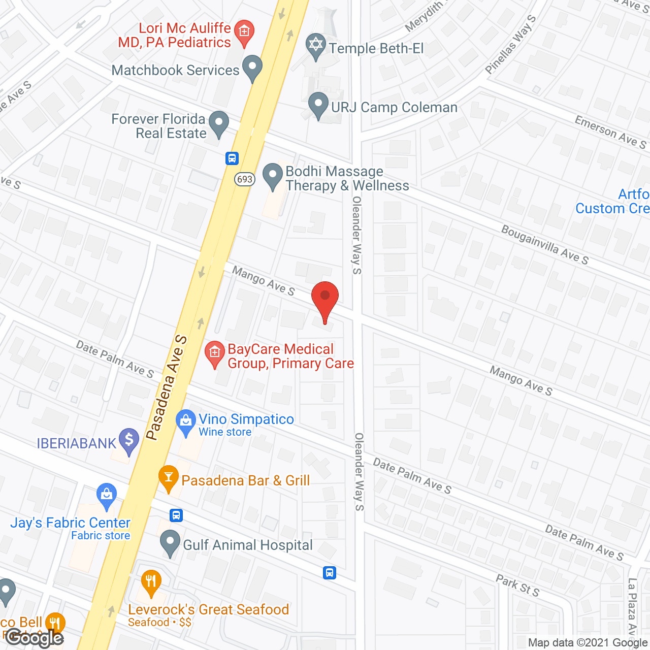 A Casa Mango in google map