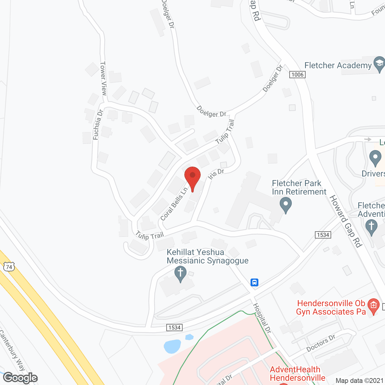 Fletcher Park Inn in google map
