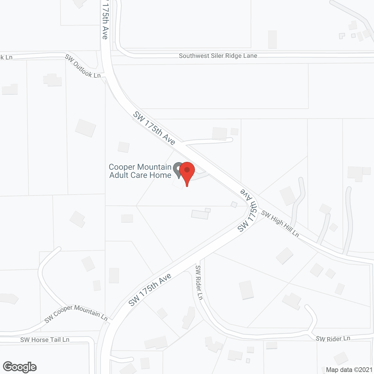 Cooper Mountain Adult Care Home in google map