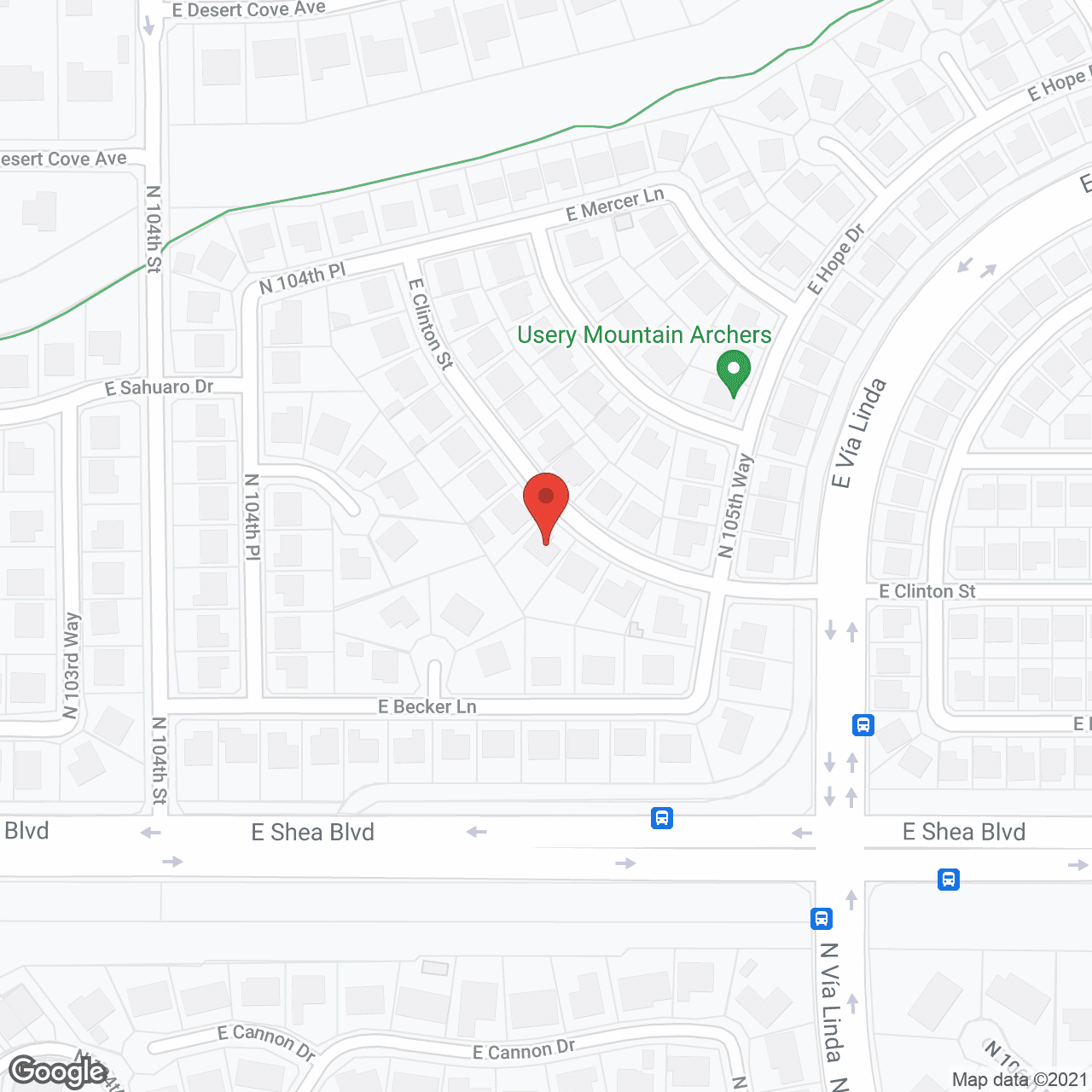 Trinity Home on Clinton in google map