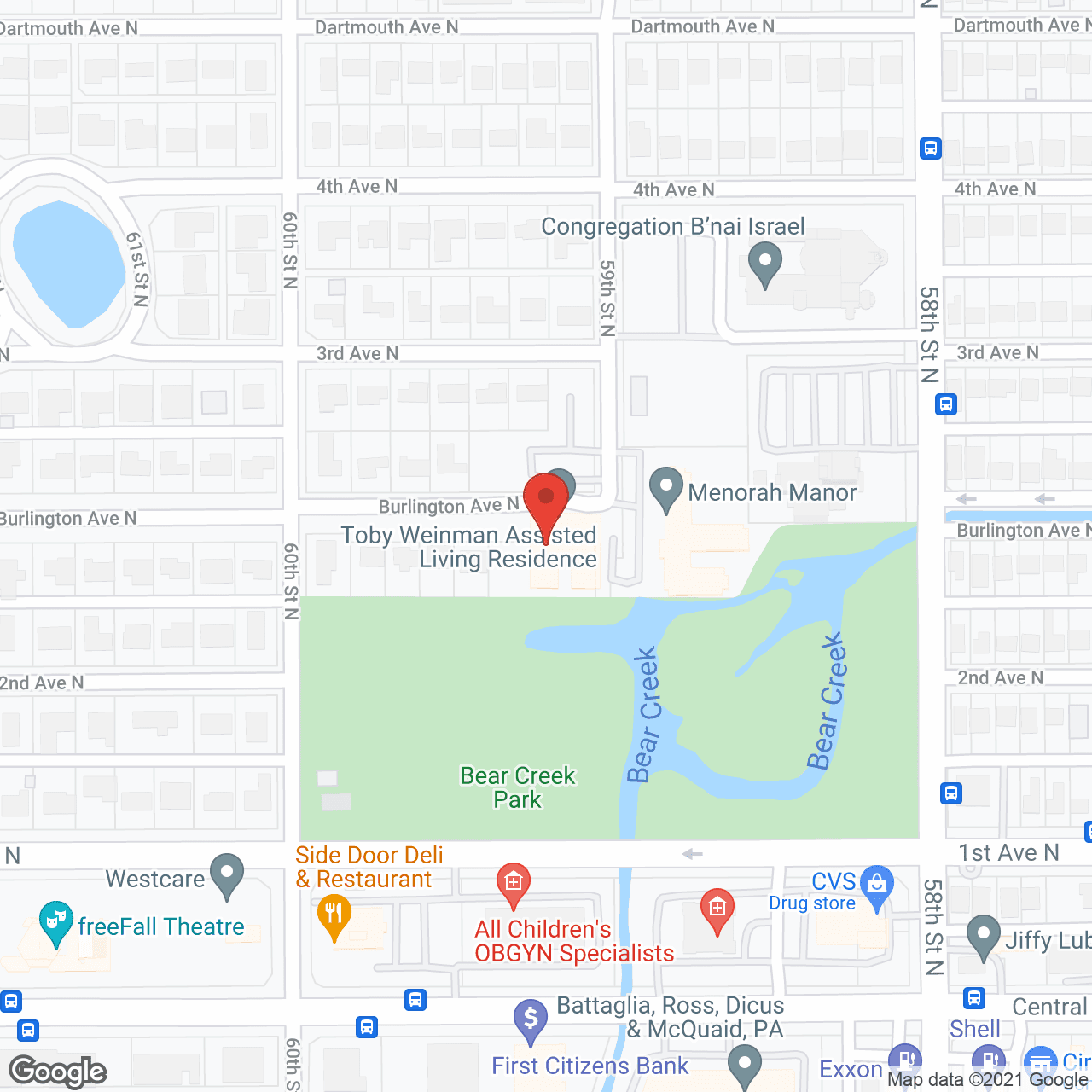 Toby Weinman Residence in google map