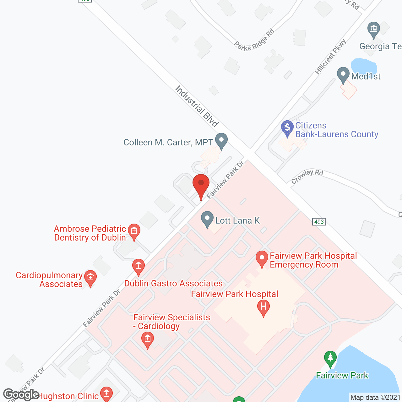 Addington Place of Dublin in google map