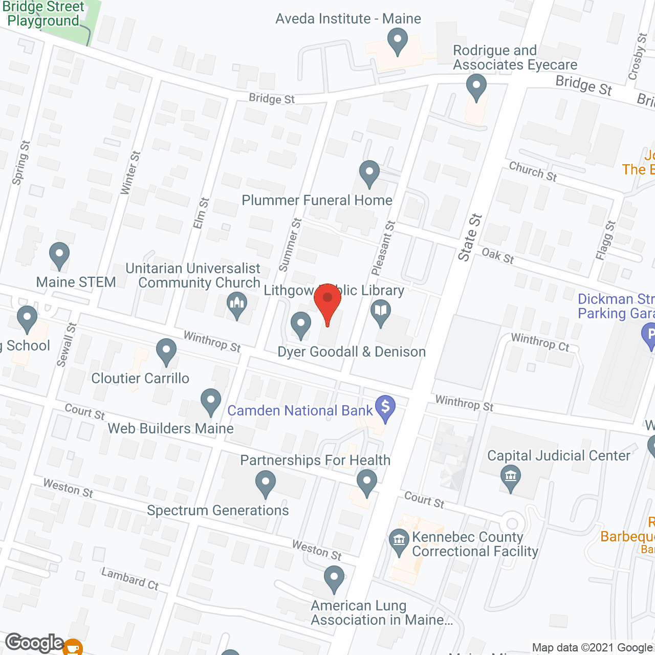 57 Winthrop Street in google map