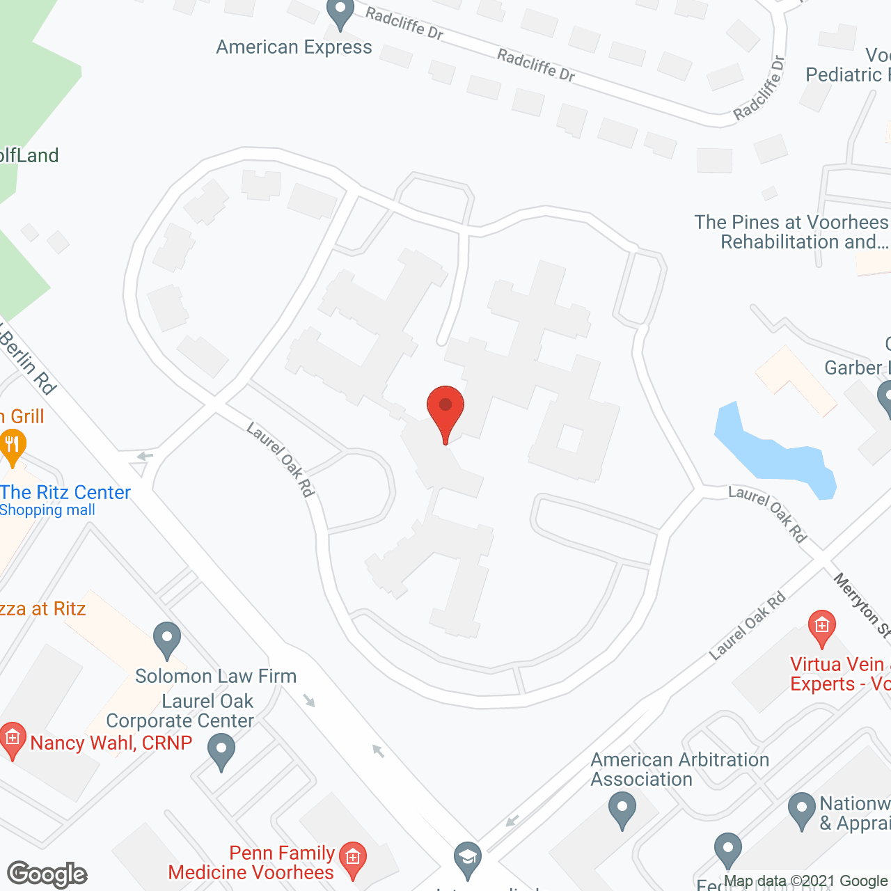 Lions Gate CCRC in google map
