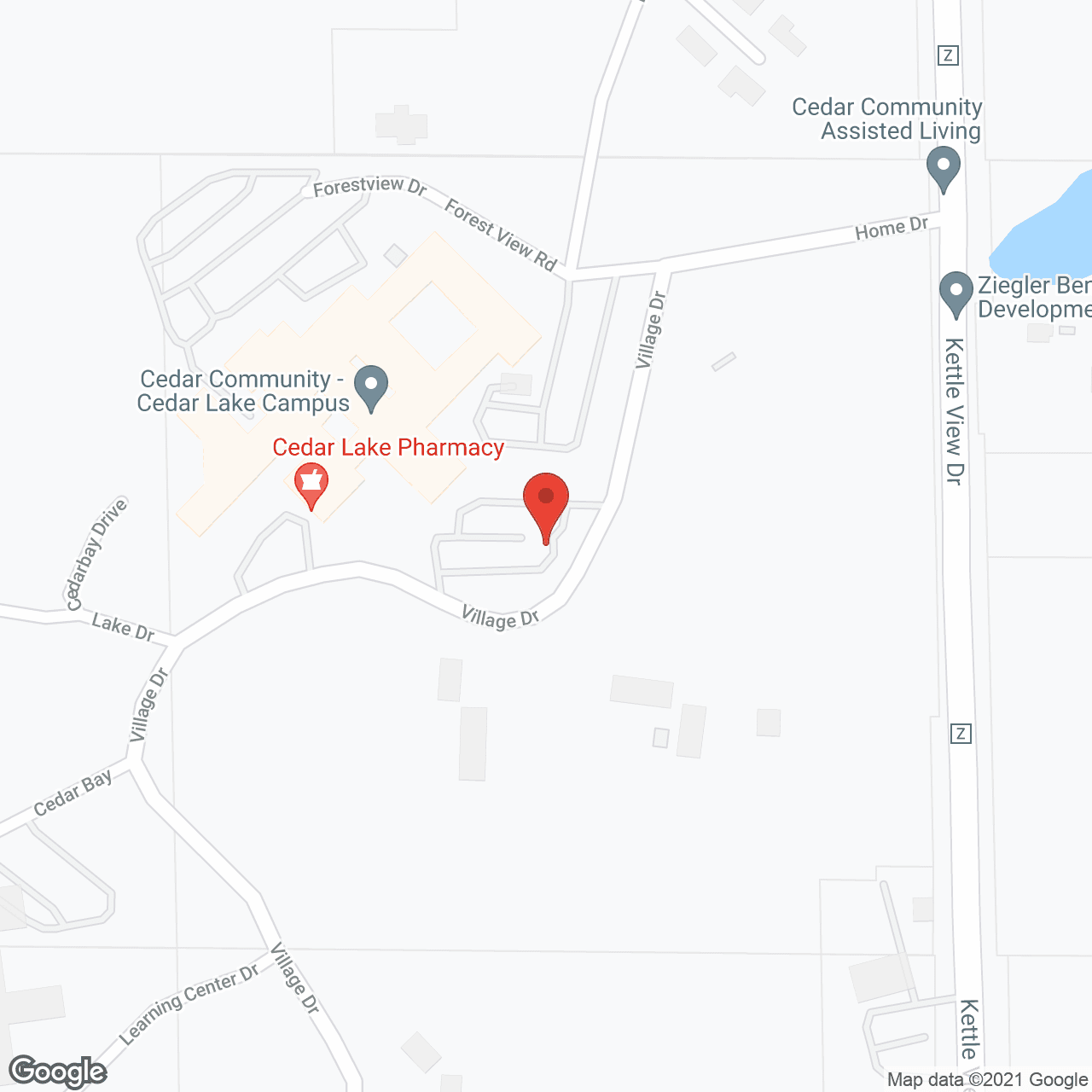 Cedar Bay East in google map