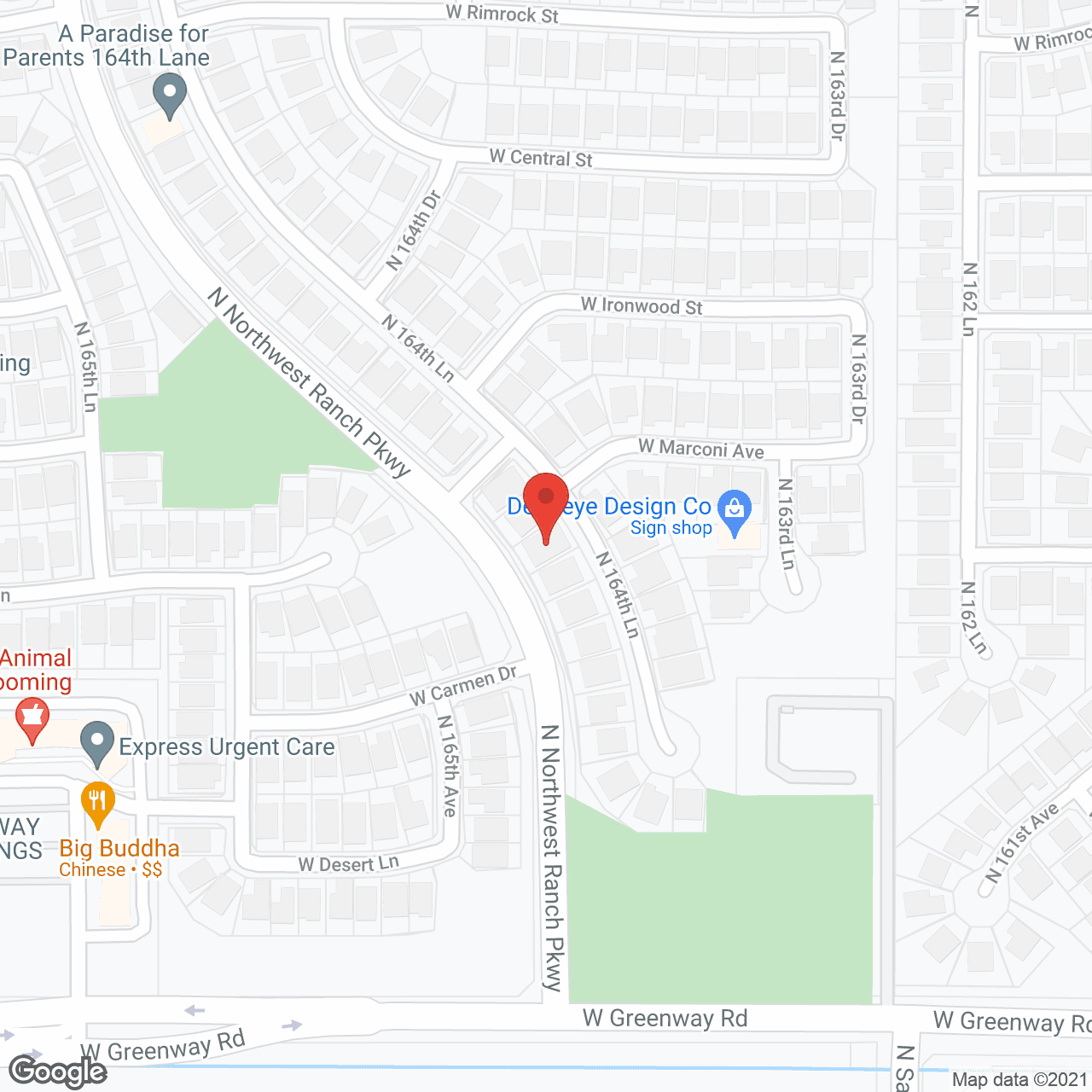 Dolce Vita Assisted Living in google map