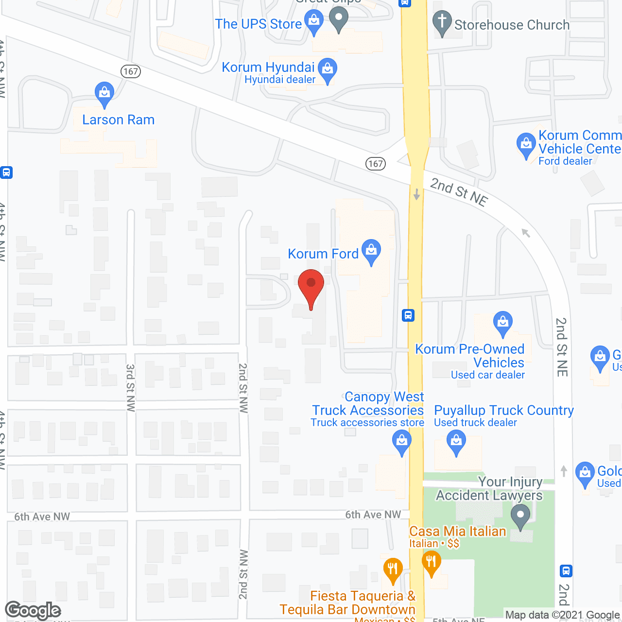 Puyallup Adult Family Home in google map
