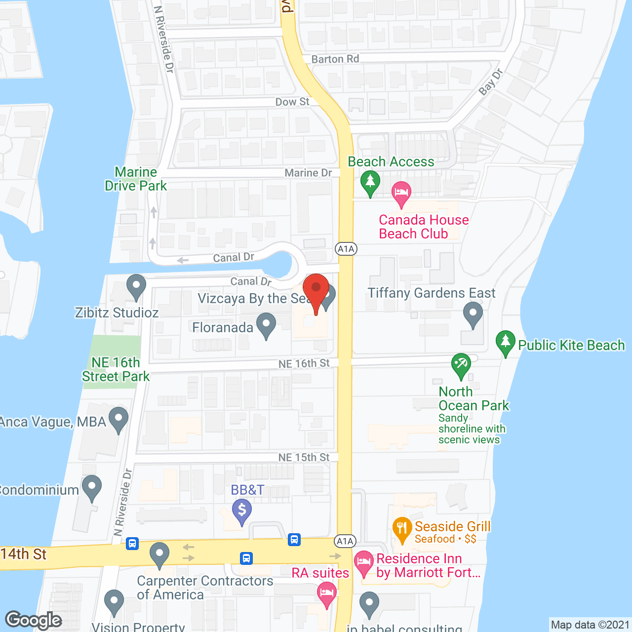 Vizcaya by the Sea in google map